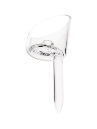 Clear Quartz Banger Carb Cap With Short Handle By Got Nail