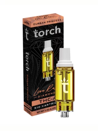 Durban Princess Torch THC-A Live Resin Diamonds 510 Cartridge 3.5G