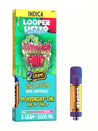 Forbiddem Fruit Looper Lifted Series 11-HYDROXY-THC+THC-H+THC-P Live Resin Vape Cartridge 2G