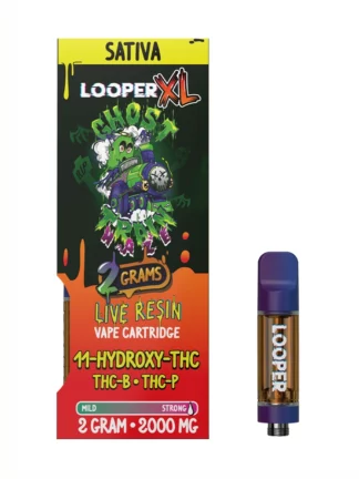 Ghost Train Haze Looper XL 11-Hydroxy-THC+ THC-B+THC-P Live Resin Disposable Vape 2G