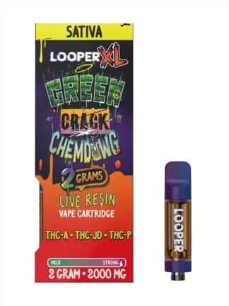 Green Crack Chewdawg Looper XL THC-JD+THC-A+THC-P Vape 2G