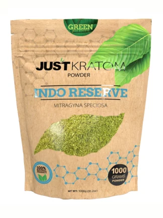 Green Indo Reserve Just Kratom Mitragyna Speciosa Powder 1000g