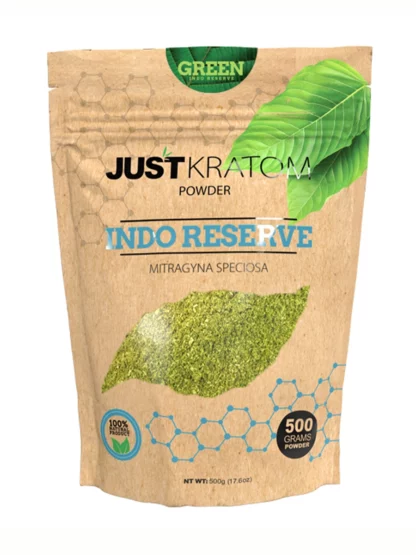 Green Indo Reserve Just Kratom Mitragyna Speciosa Powder 500g