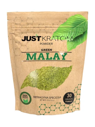 Green Malay Just Kratom Mitragyna Speciosa Powder 30g