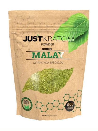 Green Malay Just Kratom Mitragyna Speciosa Powder 500g
