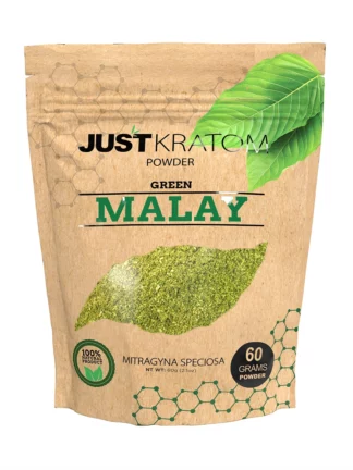 Green Malay Just Kratom Mitragyna Speciosa Powder 60g