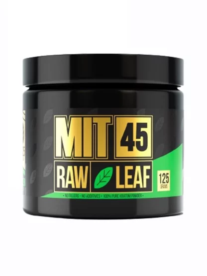 Green Raw Leaf MIT 45 Kratom Capsules 125ct