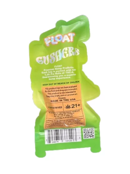 Gushers Float THCA Prerolls 2ct 1.5G Back