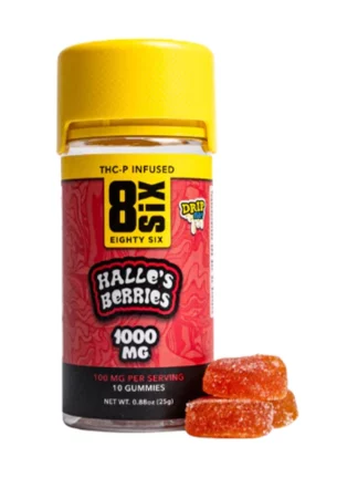 Halle's Berries 8SIX THC-P Infused Gummies 1000 MG