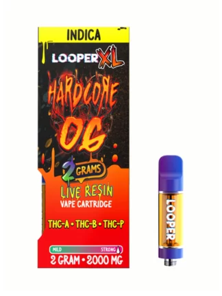 Hardcore OG Looper XL Melted Series THC-A+THC-B+THC-P Vape 2Gv