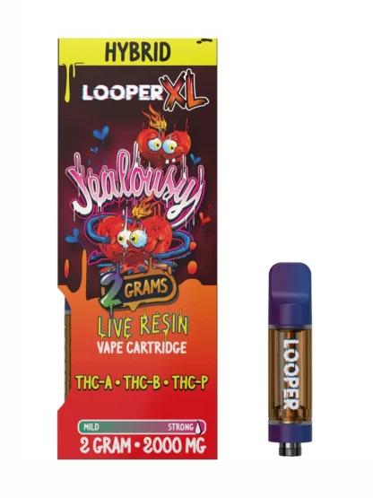 Jealousy Looper XL THC-A+THC-B+THC-P Live Resin Disposable Vape 2G