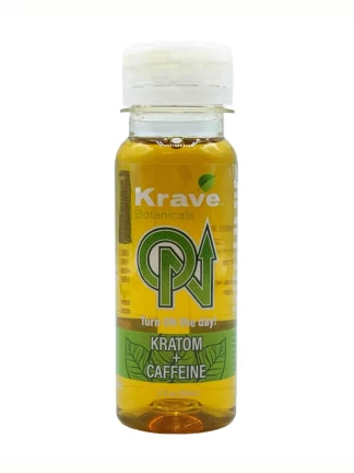 Krave Botanicals ON Kratom + Caffeine 2 fl ozKrave Botanicals ON Kratom + Caffeine 2 fl oz