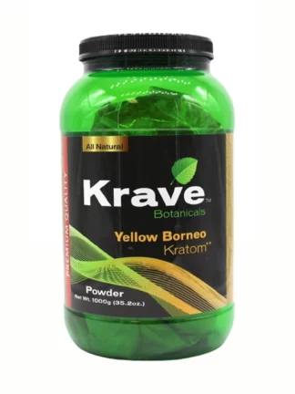 Krave Yellow Boreneo Kratom Powder 1000g