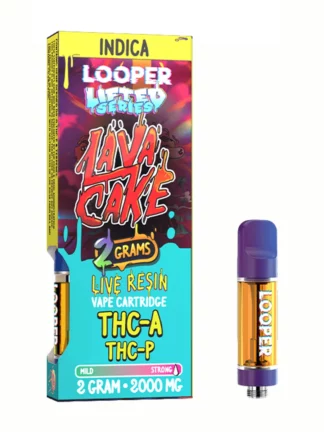 Lava Cake Looper Lifted Series THC-A+THC-P Live Resin Vape Cartridge 2G