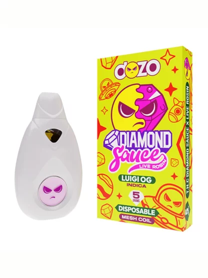 Luigi OG Dozo Diamond Sauce Live Rosin Disposable 5G