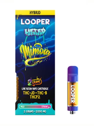Mimosa Looper Lifted Series THC-JD+THC-B+THCP2 Live Resin Vape Cartridge 2G