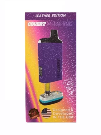 NEU Covert Push Pro Discreet Battery Change 1000mAh Leather Purple