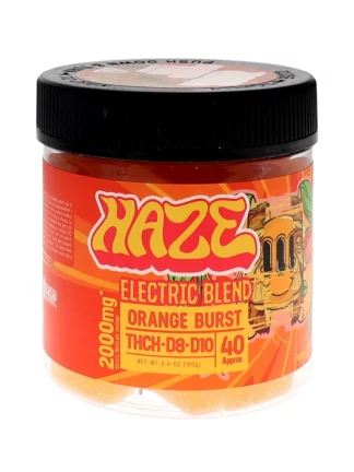 Orange Burst Electric Blend Haze Gummies 2000mg