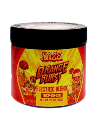 Orange Burst Electric Blend Haze Gummies 4000mg