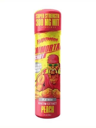 Peach Hulk Hogan Immortal Kratom Shots 300mg