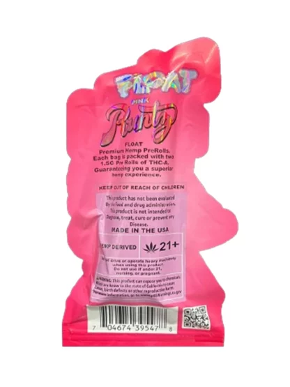 Pink Runtz Float THCA Prerolls 2ct 1.5G Back