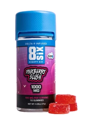 Pinkberry Slush 8SIX Delta-9 THC Gummies 1000 MG