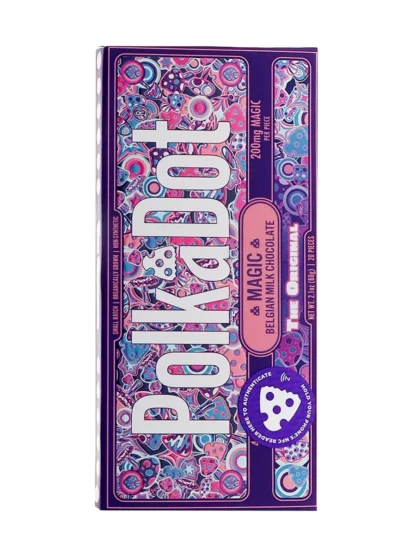 The Original PolkaDot Magic Mushroom Belgian Milk Chocolate 200mg Magic Per Piece