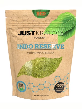 Red Indo Reserve Just Kratom Mitragyna Speciosa Powder 1000g