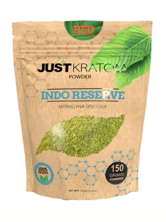 Red Indo Reserve Just Kratom Mitragyna Speciosa Powder 150g