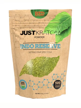 Red Indo Reserve Just Kratom Mitragyna Speciosa Powder 500g