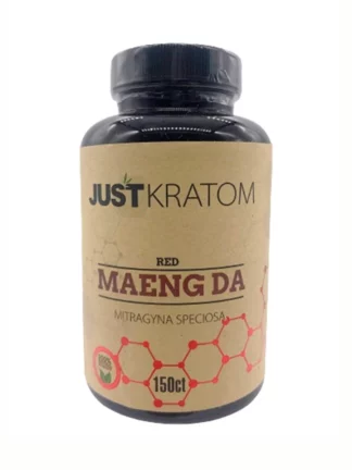 Red Maeng Da Just Kratom Mitragyna Speciosa Capsules 150ct