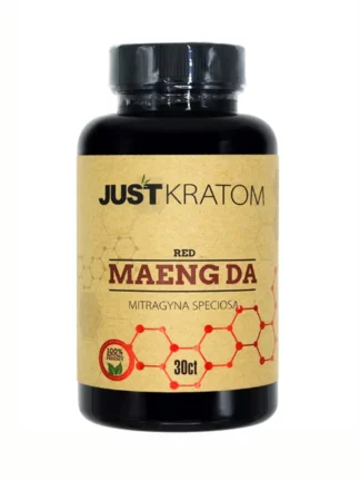 Red Maeng Da Just Kratom Mitragyna Speciosa Capsules 30ct