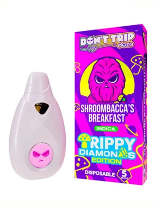 Shroombacca's Breakfast Dozo Don’t Trip Trippy Diamonds Disposable 5G