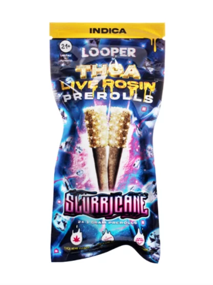 Slurricane Looper THCA Live Rosin Prerolls 2G