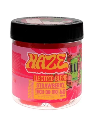 Strawberry Electric Blend Haze Gummies 2000mg