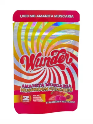 Strawberry Nectarine Wunder Nootropic Mushroom Gummies 1000mg