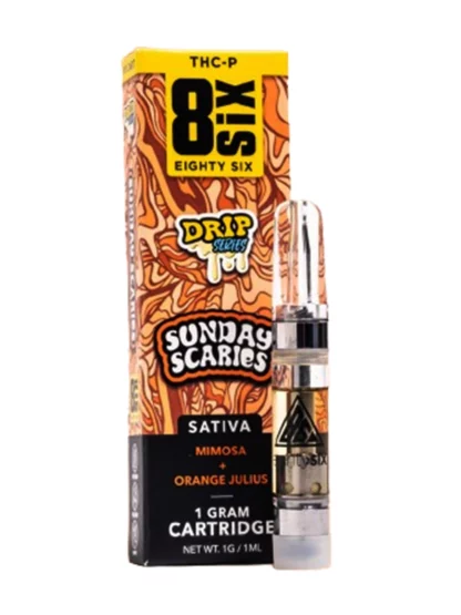 Sunday Scaries 8SIX Drip Series THC-P Vape Cartridge 1G