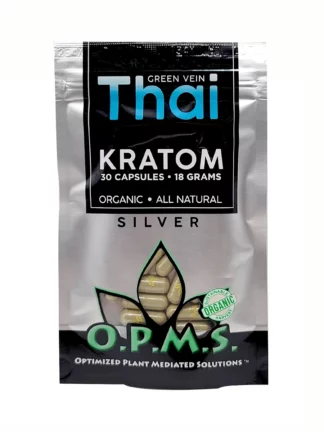 Thai OPMS Silver Kratom Capsules 30ct