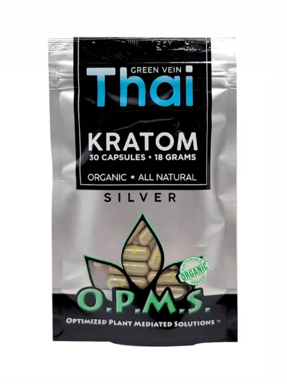 Thai OPMS Silver Kratom Capsules 30ct