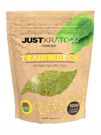 Trainwreck Just Kratom Mitragyna Speciosa Powder 1000g