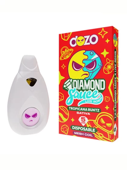 Tropical Runtz Dozo Diamond Sauce Live Rosin Disposable 5G