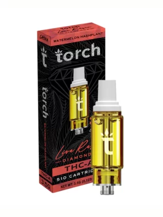 Watermelon Hashplant Torch THC-A Live Resin Diamonds 510 Cartridge 3.5G