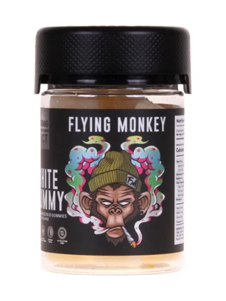 White Gummy Flying Monkey Delta-8 Gummies 1000mg