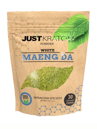 White Maeng Da Just Kratom Mitragyna Speciosa Powder 30g