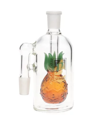 14MM Male 90 Degree Pineapple 6B Glass Ash Catcher