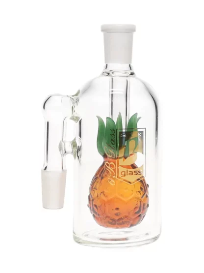14MM Male 90 Degree Pineapple 6B Glass Ash Catcher