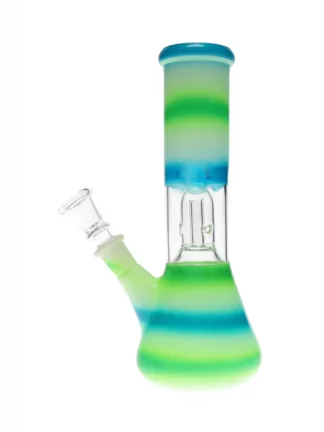 8'' Water Pipe Green White Blue