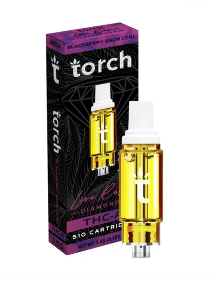 Blackberry Snow Cone Torch THC-A Live Resin Diamonds 510 Cartridge 3.5G