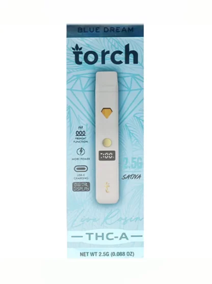 Blue Dream Torch THC-A Live Rosin Disposable 2.5G