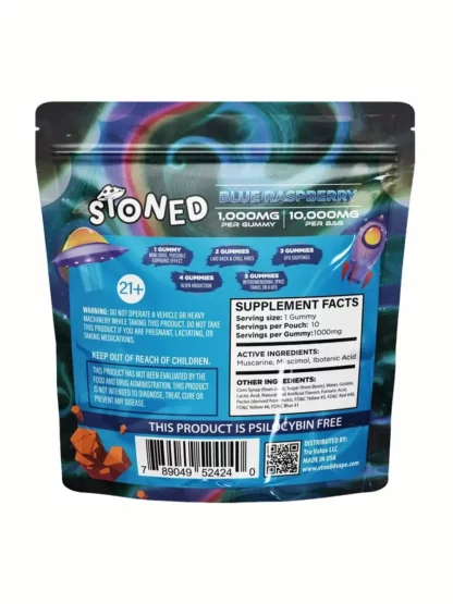 Blue Raspberry STONED Back